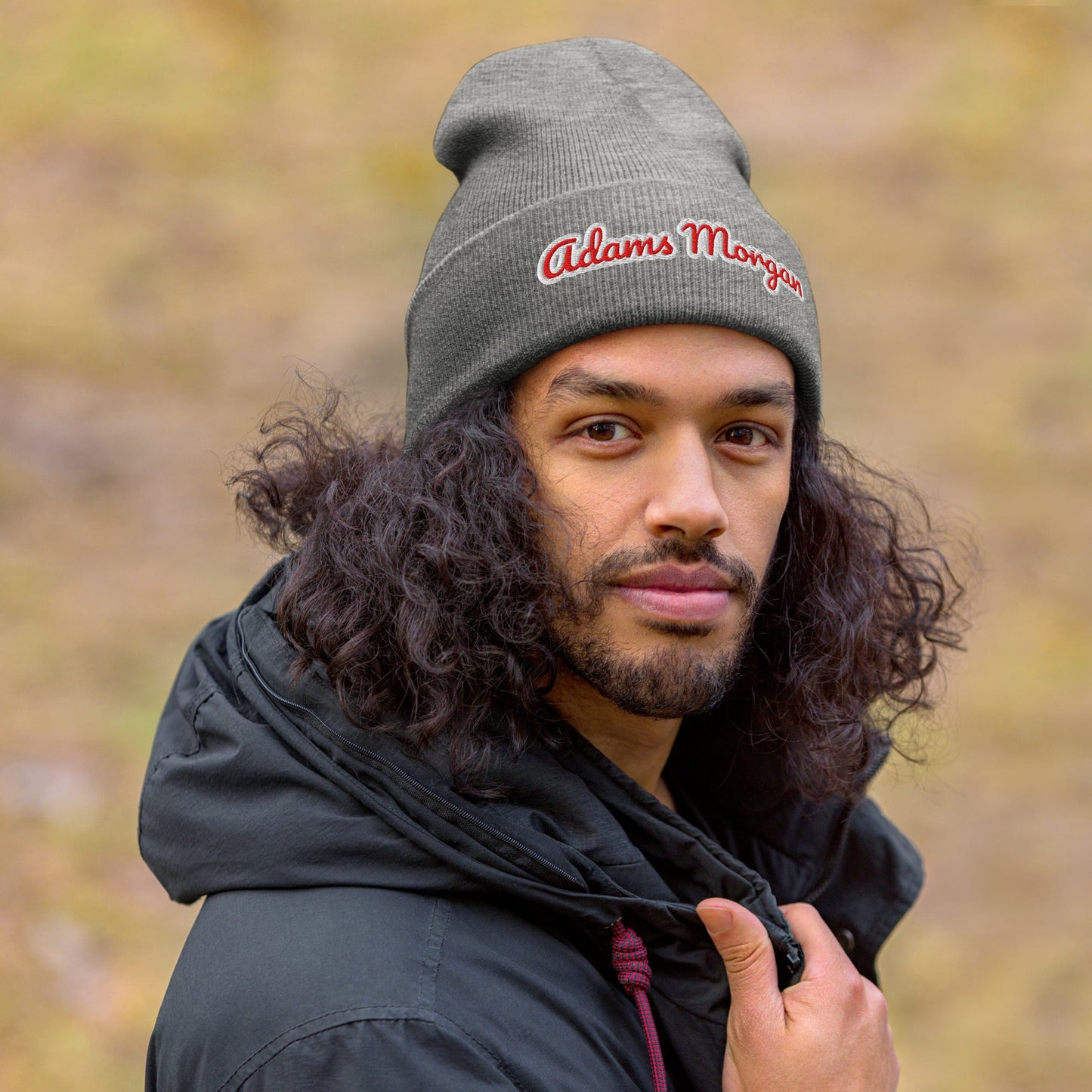 Adams Morgan Embroidered Beanie – DC Winter Hat - Elemental Wear