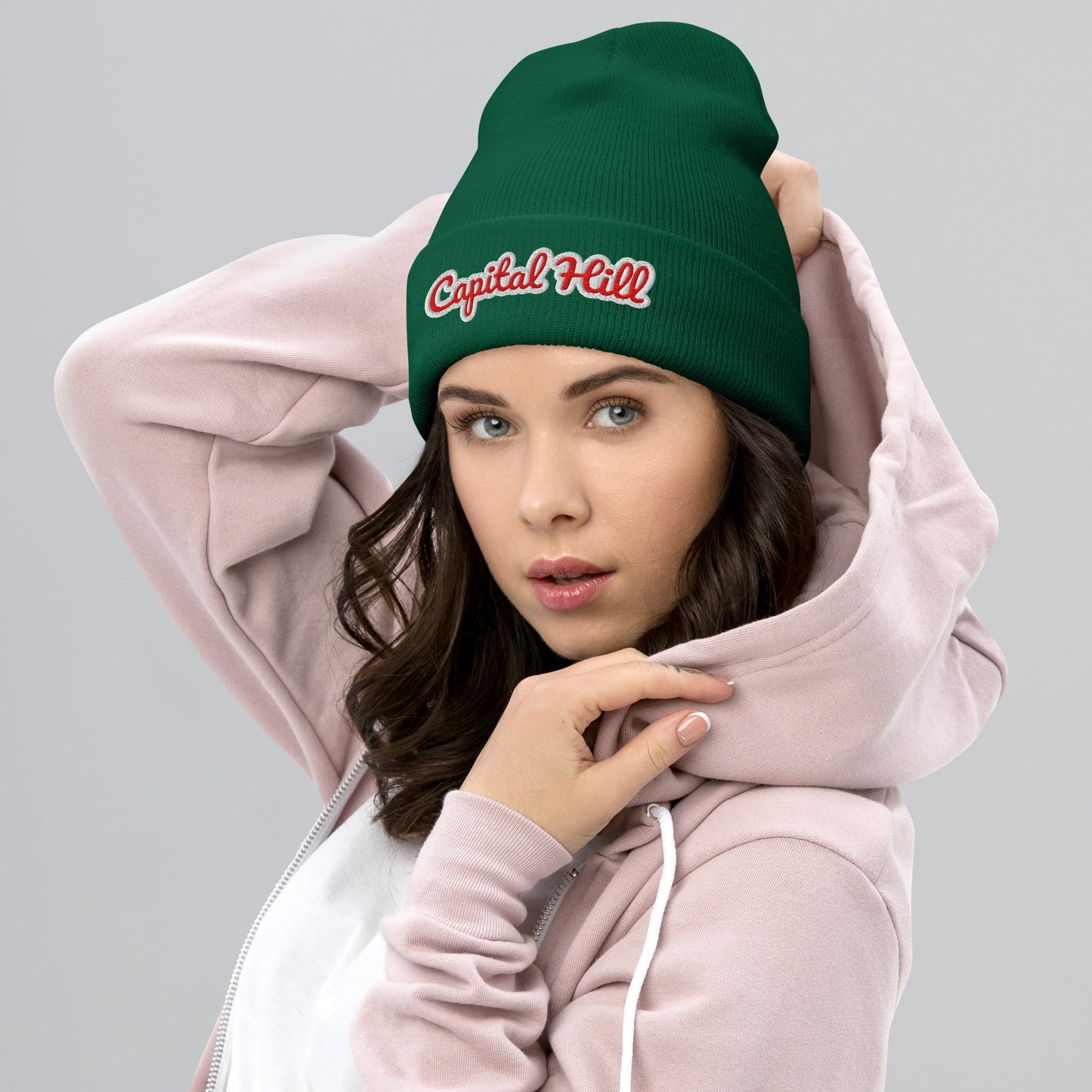 Capital Hill Embroidered Beanie – DC Winter Hat - Elemental Wear