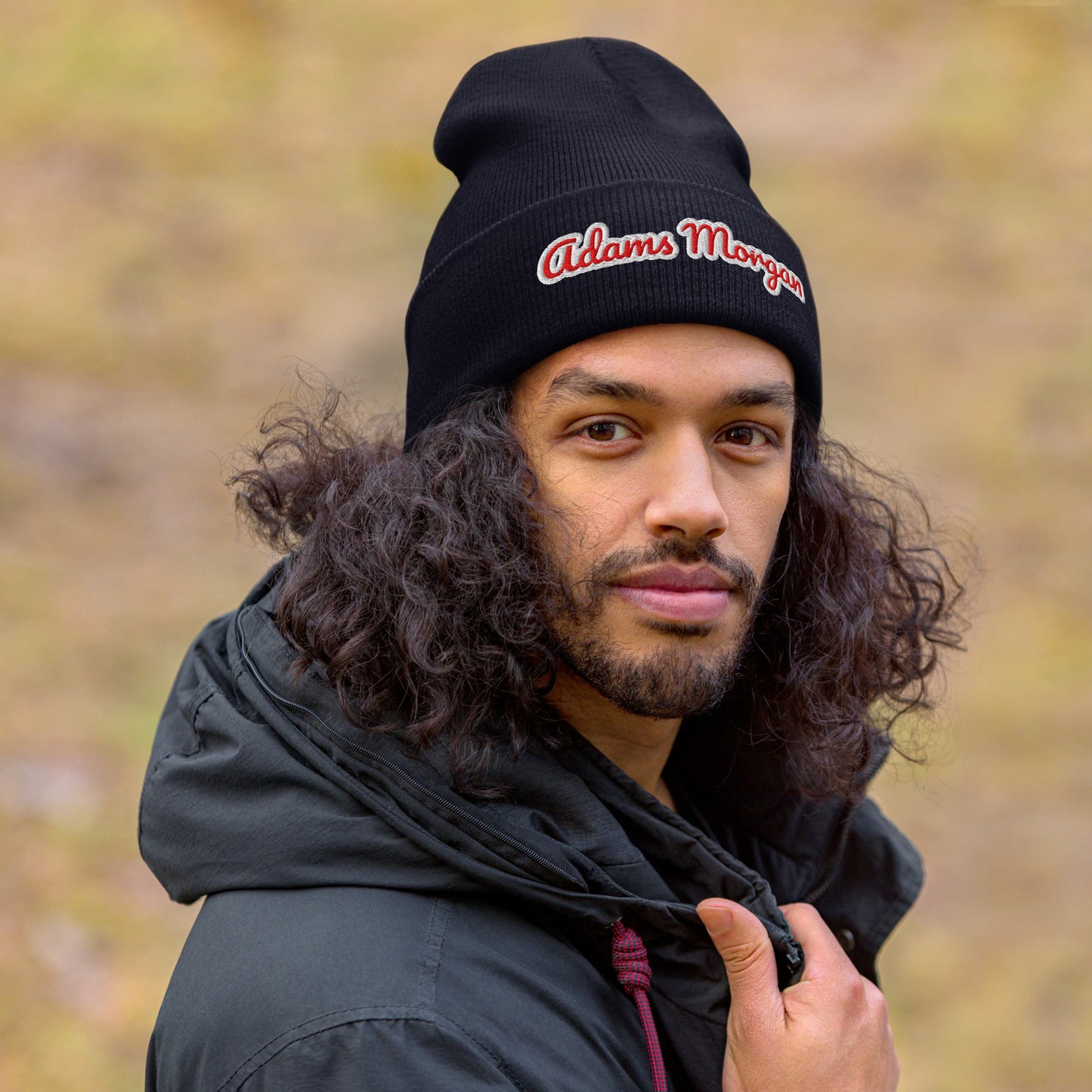 Adams Morgan Embroidered Beanie – DC Winter Hat - Elemental Wear