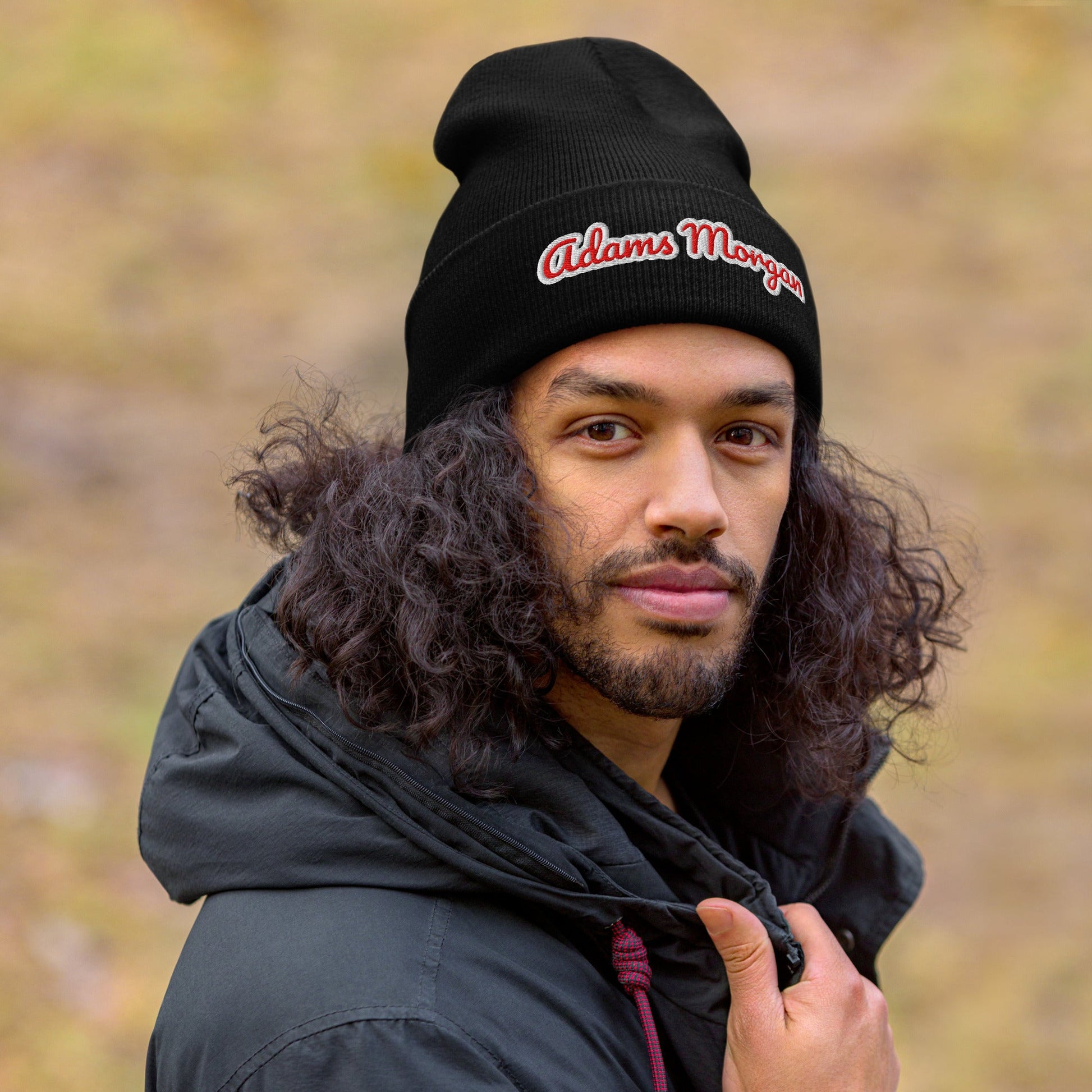 Adams Morgan Embroidered Beanie – DC Winter Hat - Elemental Wear