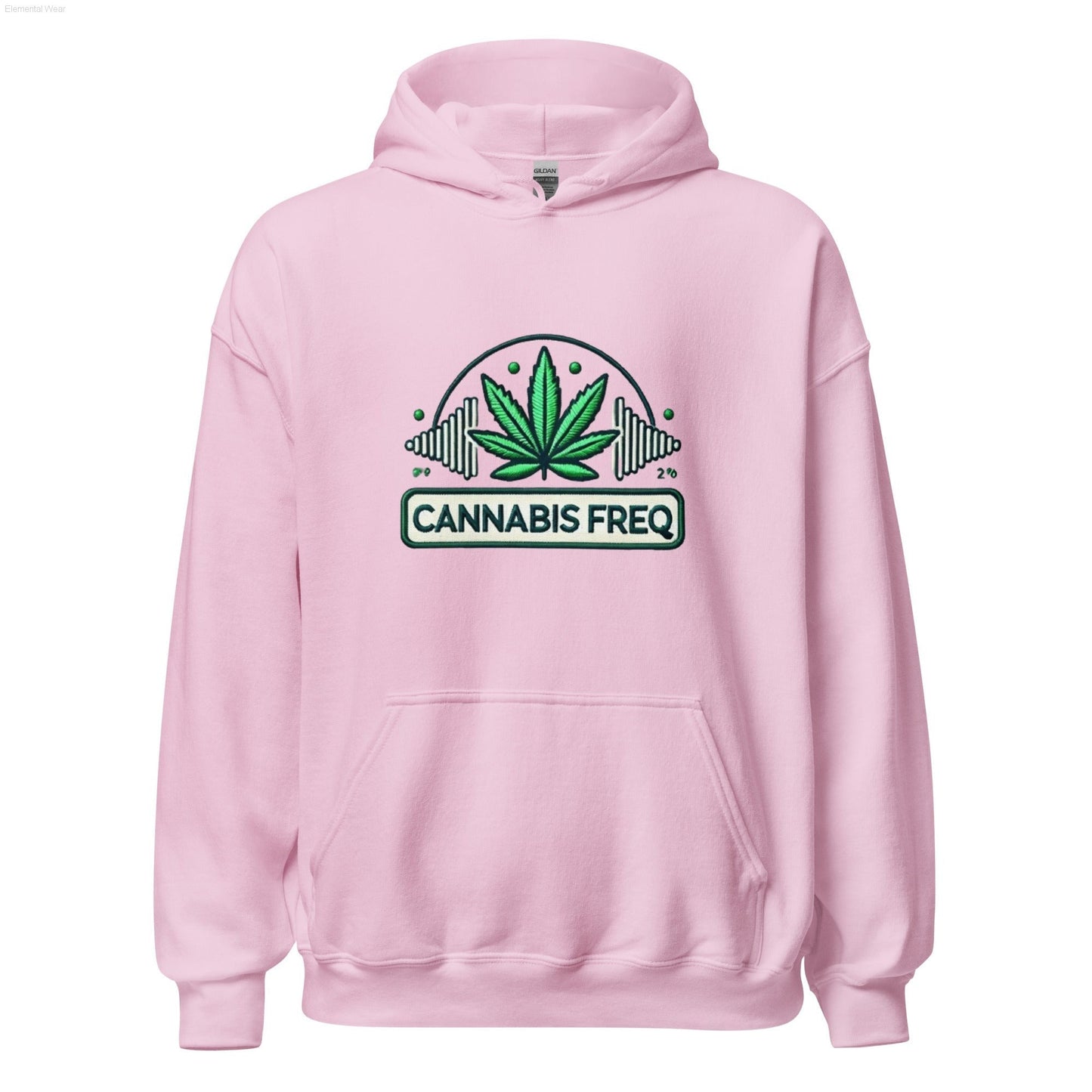 Cannabis Freq Club Hoodie - Elemental Wear