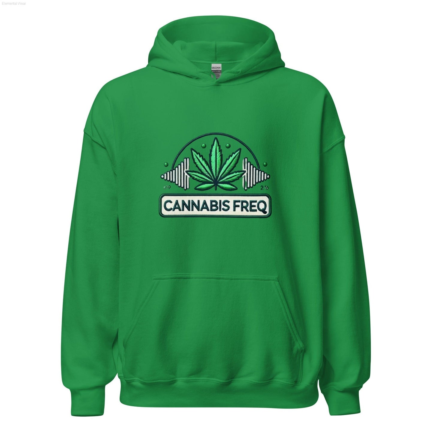 Cannabis Freq Club Hoodie - Elemental Wear