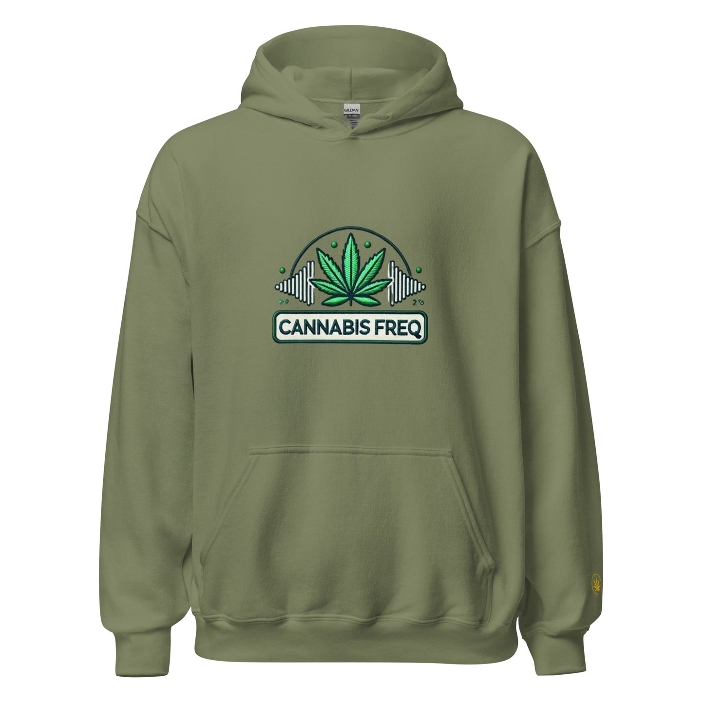 Cannabis Freq Club Hoodie - Elemental Wear