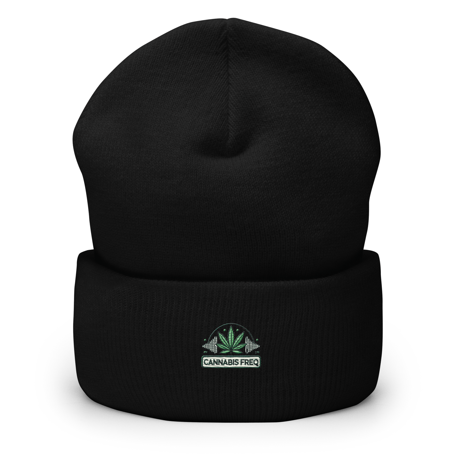 Cannabis Frequency Club Cuffed Beanie - Elemental Wear