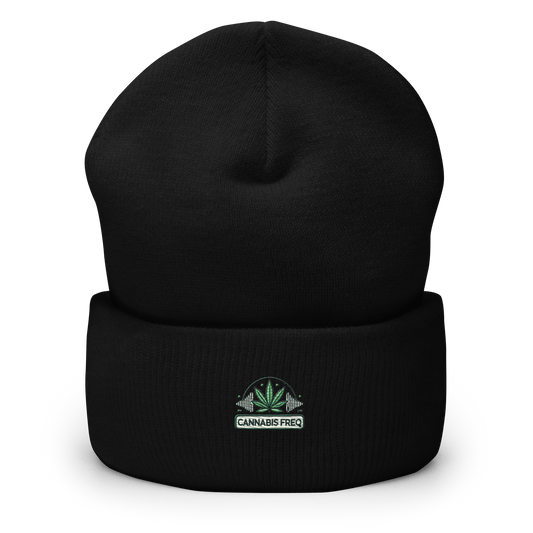 Cannabis Frequency Club Cuffed Beanie - Elemental Wear