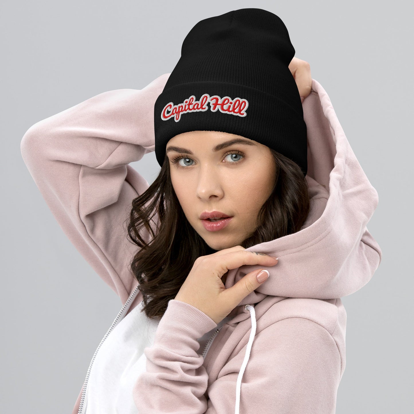 Capital Hill Embroidered Beanie – DC Winter Hat - Elemental Wear