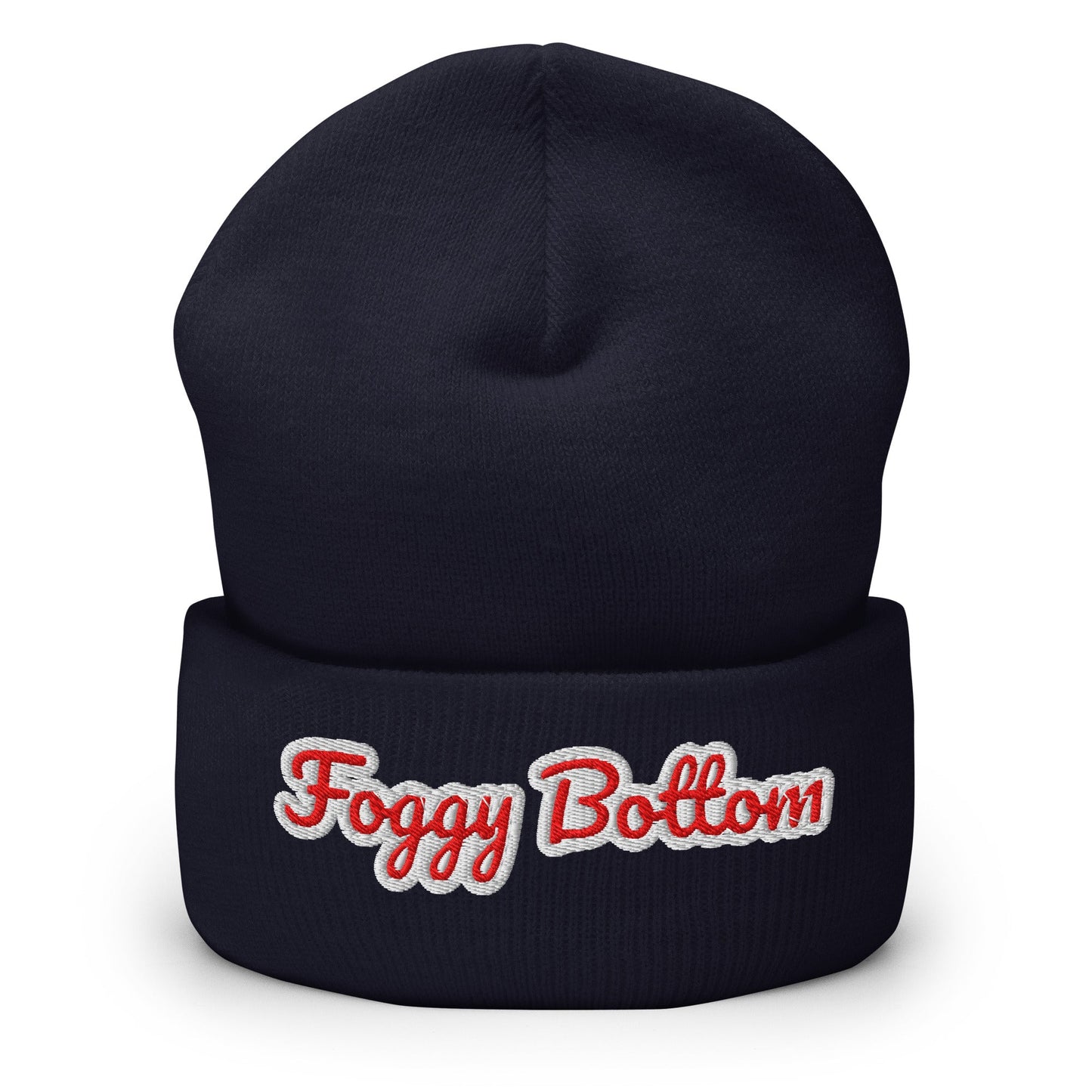 Foggy Bottom Embroidered Beanie – DC Winter Hat - Elemental Wear