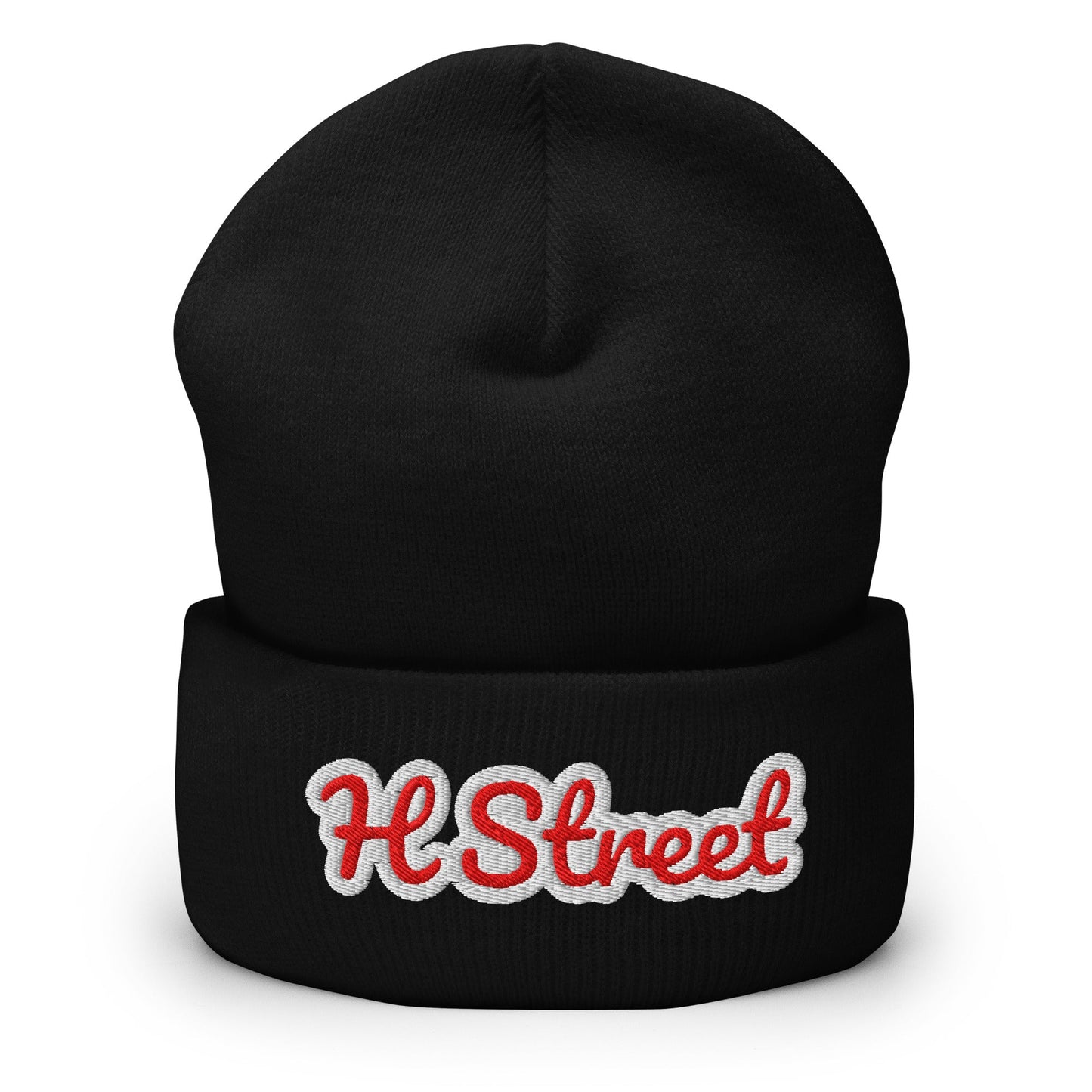 H Street Embroidered Beanie – DC Winter Hat - Elemental Wear