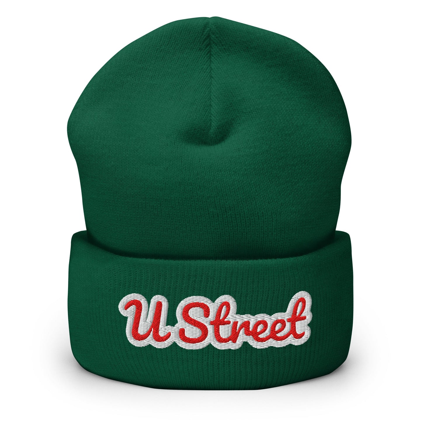 U Street Embroidered Beanie – DC Winter Hat - Elemental Wear